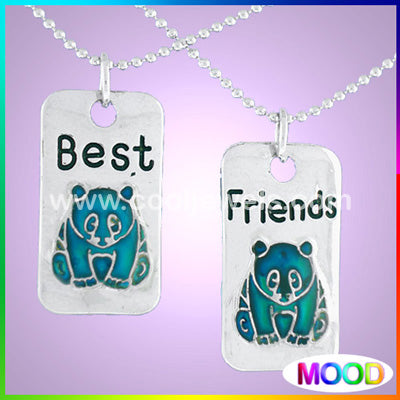 BEST FRIENDS 2/3/6/7 Pendants Necklace Set BFF Friendship Hearts Animals  Foods | eBay