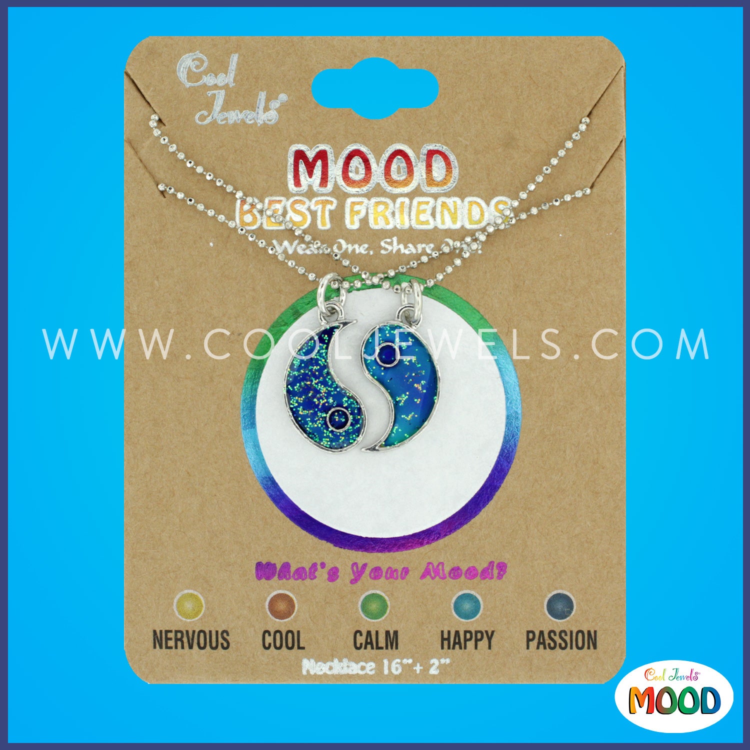 Yin Yang Mood Necklace(2 Piece Set)