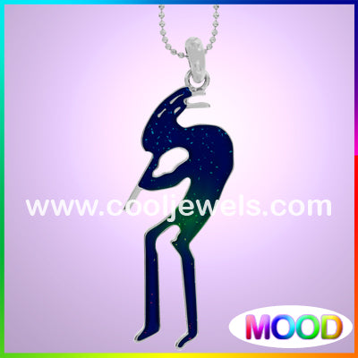 Mood Kokopelli Necklace