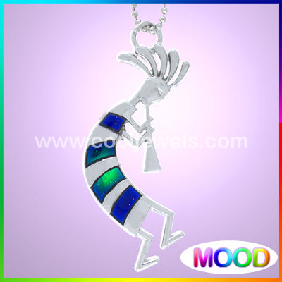 Mood Kokopelli Necklace