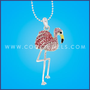 Rhinestone Flamingo Necklace