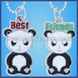 Best Friends Panda Necklaces