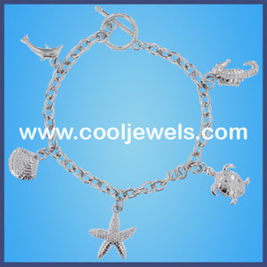 Silver Sea Life Bracelets