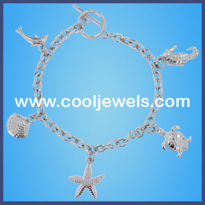 Silver Sea Life Bracelets