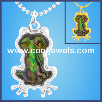 MOP Frog Necklaces
