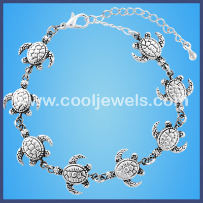 Silver Turtle Bracelets