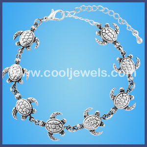 Silver Turtle Bracelets