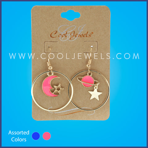 PLANET AND STARS EARRINGS