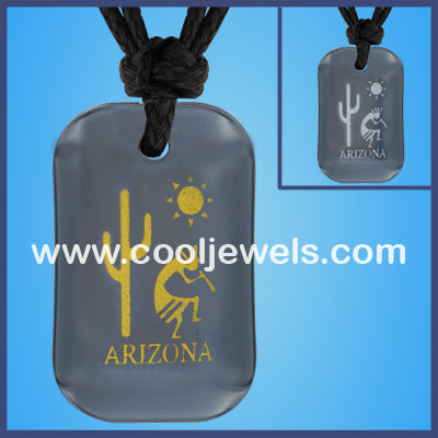 Hematite Kokopelli Arizona Necklaces