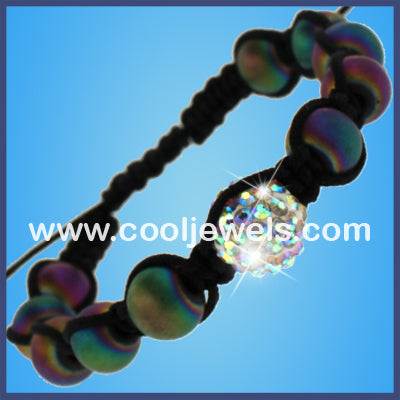 AB Hematite Beads Bracelets