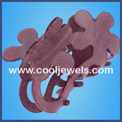 Floral Pattern Jaw Clips