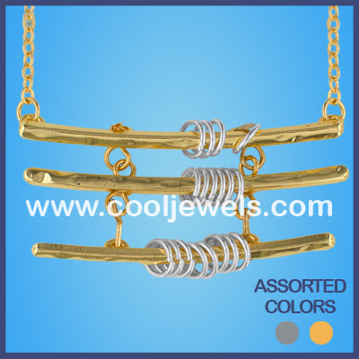 Triple Bar Necklaces