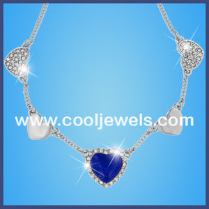 Rhinestone Heart Necklace