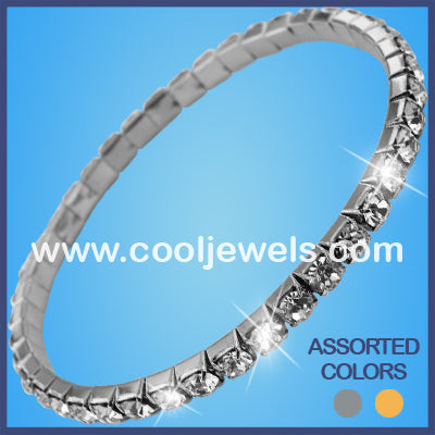 Assorted Color Rhinestone Bracelets