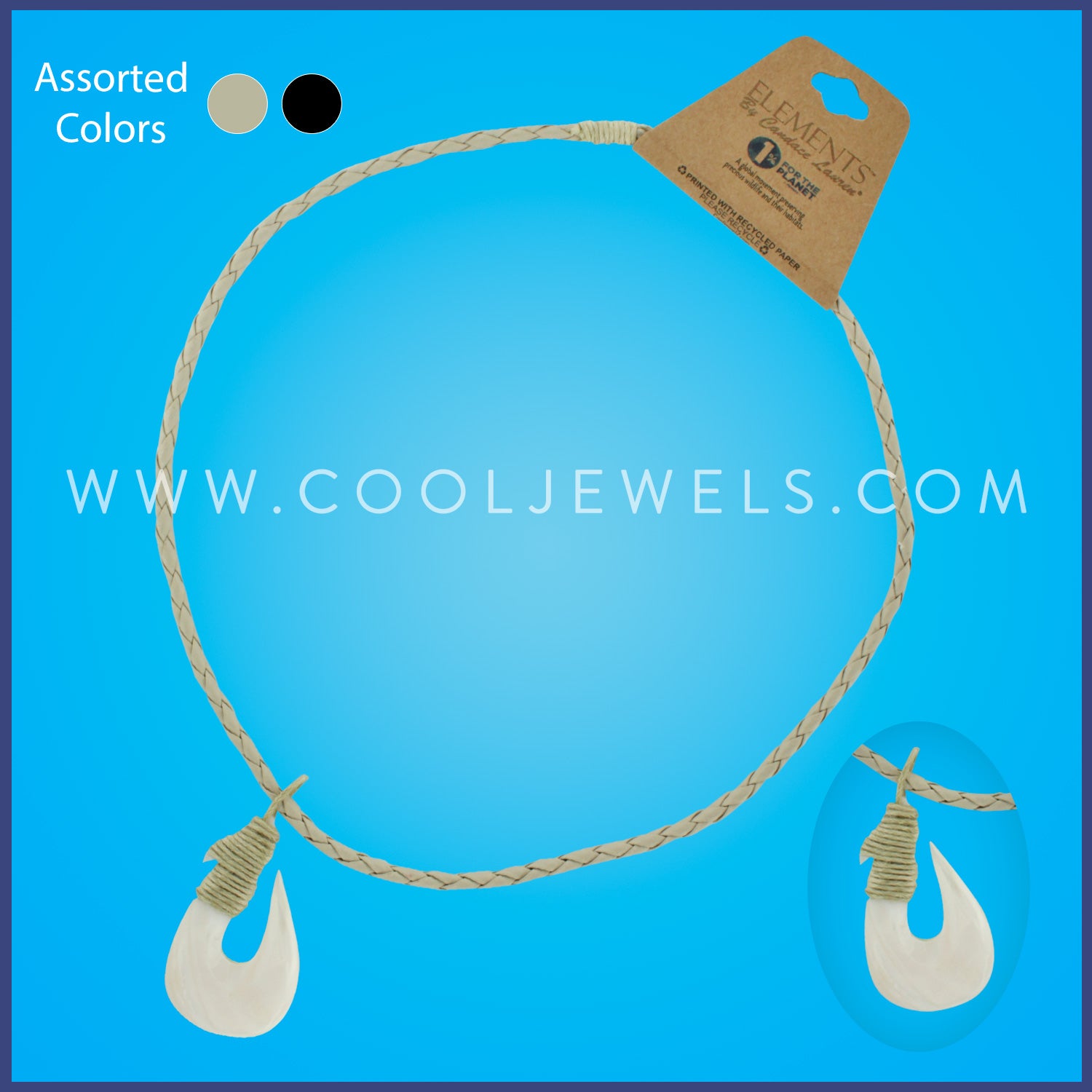 Mohair Hook Pendant Necklace