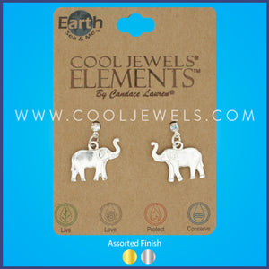 Assorted Cool Jewels® Elements® by Candace Lauren® Color Elephant Rhinestone Earrings