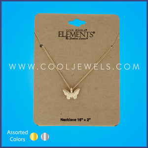 Assorted Petite Butterfly Pendant Necklaces