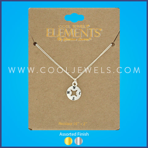 Assorted Cool Jewels® Elements by Candace Lauren® Compass Necklace