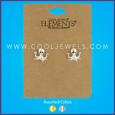 OCTOPUS EARRINGS CARDED