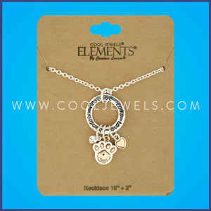 Cool Jewels® Elements® by Candace Lauren® "Live, Love, Cherish, Protect" Charm Necklace