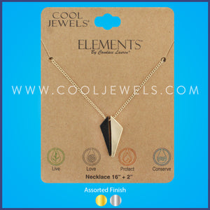 Cool Jewels® Elements® by Candace Lauren® Assorted Petite Matte Triangular Pendant Necklaces