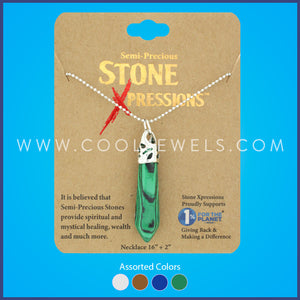 Assorted Cool Jewels® Elements® by Candace Lauren® Stone Crystal Point Necklaces