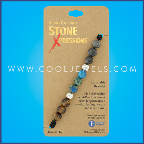 SLIDER STONE BEADS BRACELET