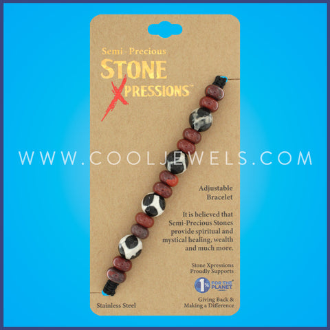 SLIDER STONE BEADS BRACELET