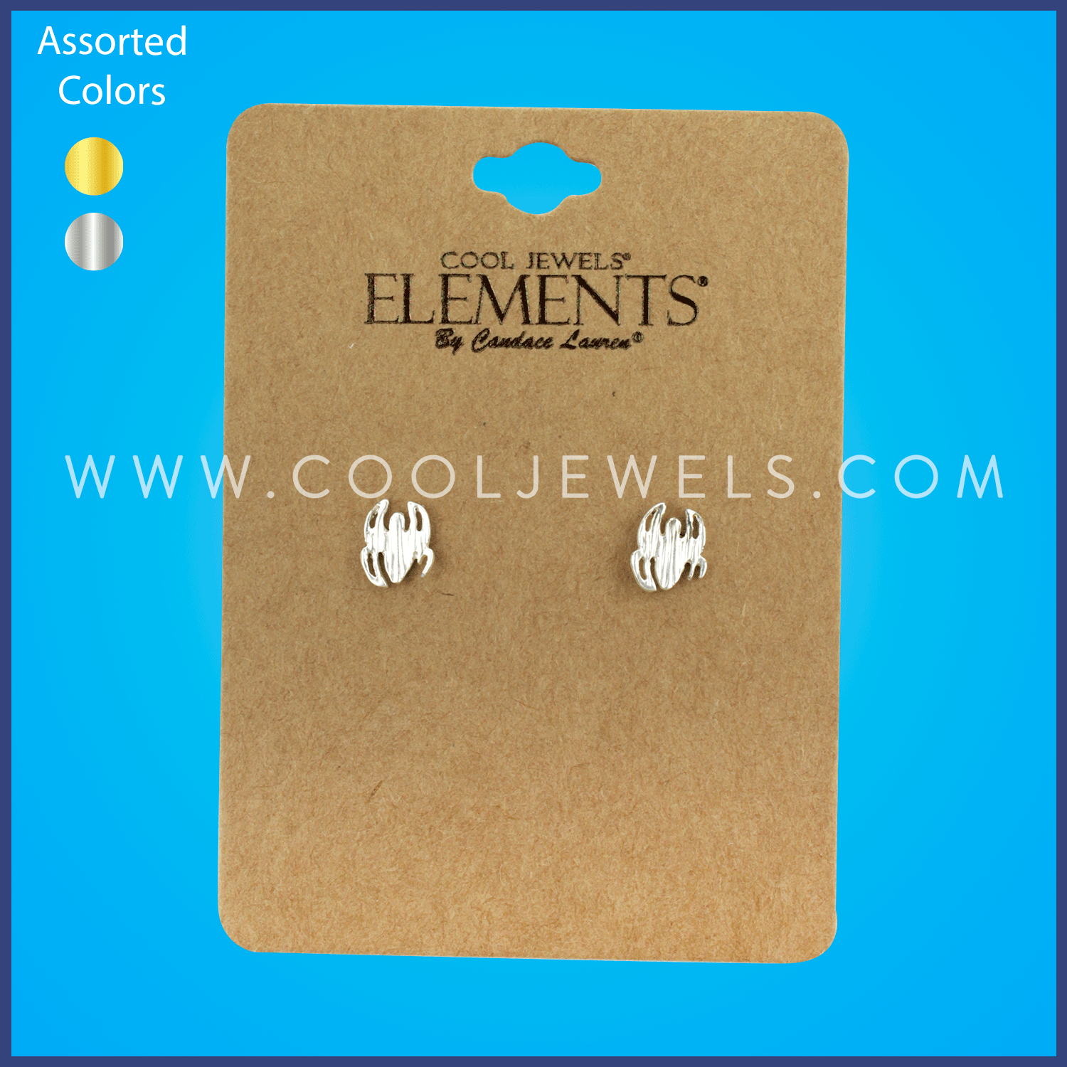 MATTE SPIDER ERRINGS